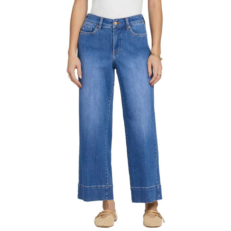 NYDJ Teresa Wide Leg Ankle 3" Hem Jeans image number 0